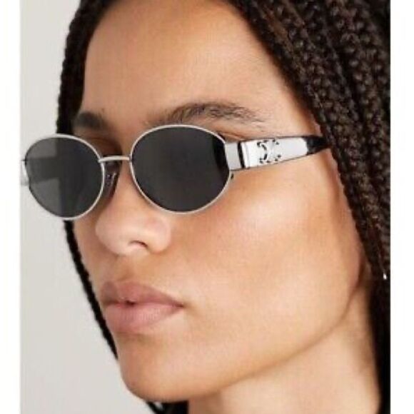 Celine Triomphe Metal 01 Sunglasses CL40235U 16A Metal Unisex - Picture 1 of 14